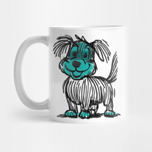 Happy Dogyy Full of blue energy Mug